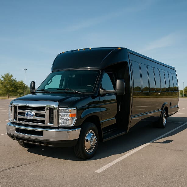 Bakersfield Shuttle Bus Rentals 18 Passenger Shuttle Bus