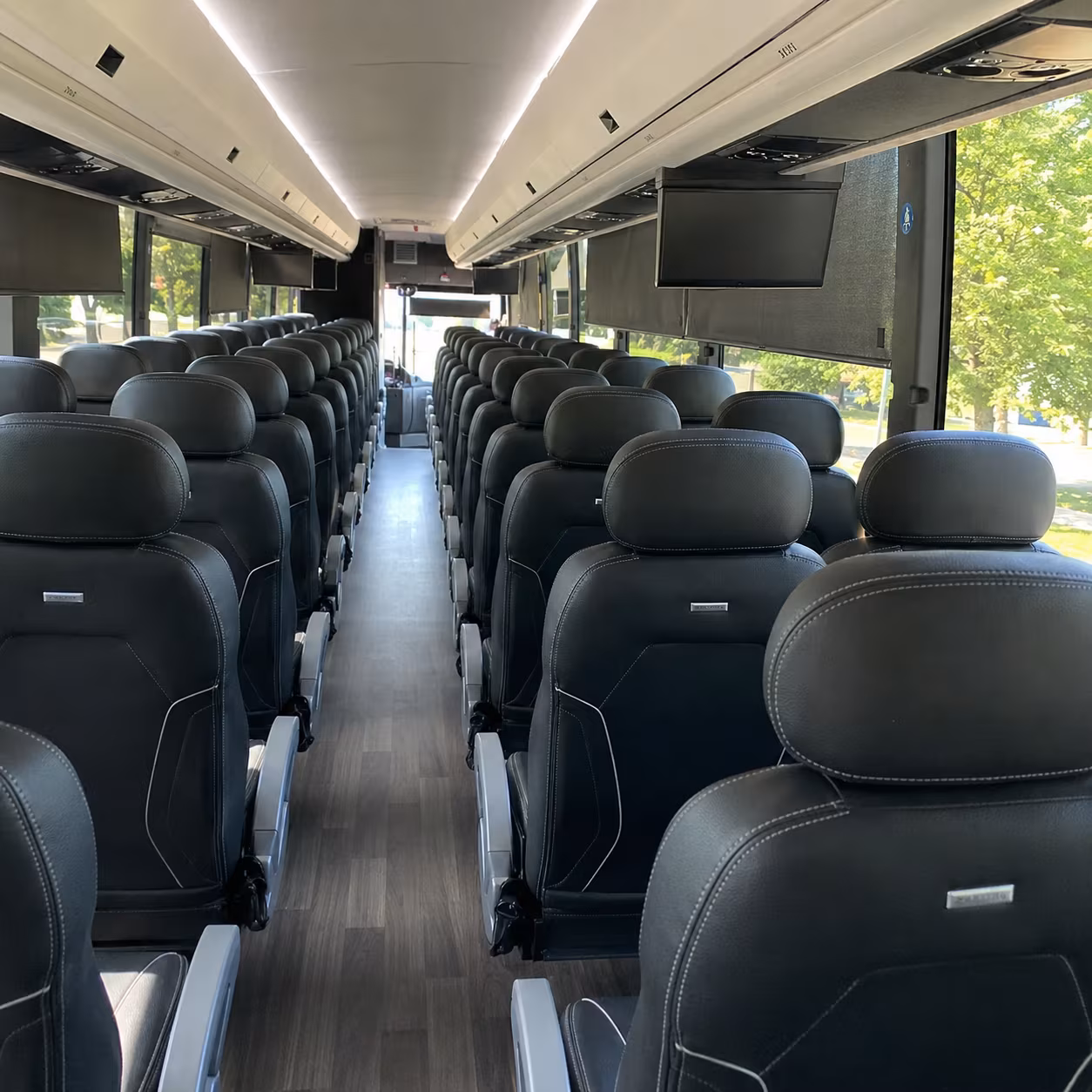 bakersfield charter bus interior gallery