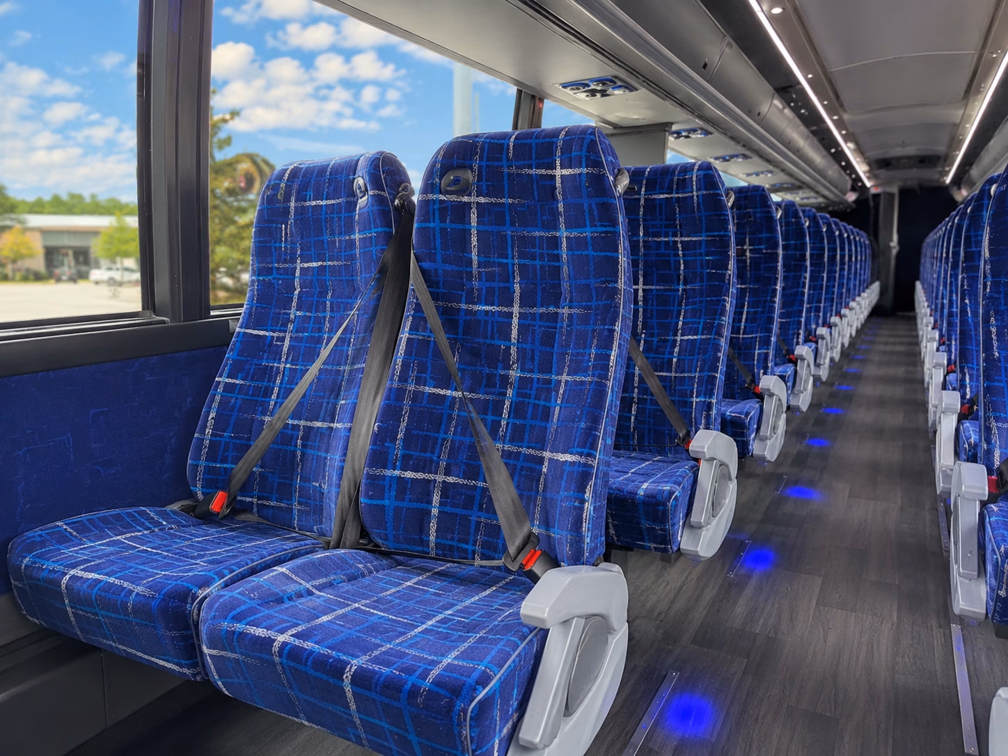 bakersfield charter bus services interior